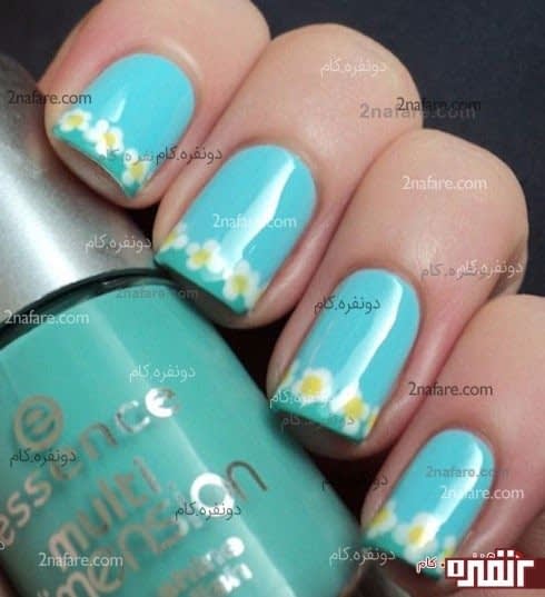 طرح گل های بابونه