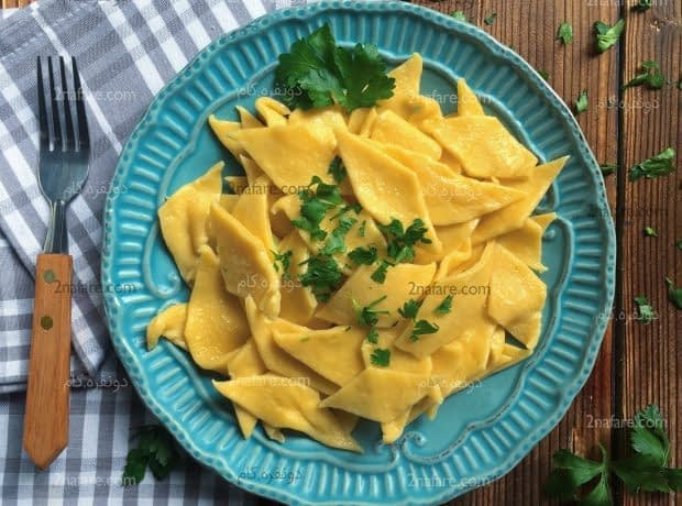 طرز تهیه خمیر پاستا خونگی پاستا با خمیر خونگی