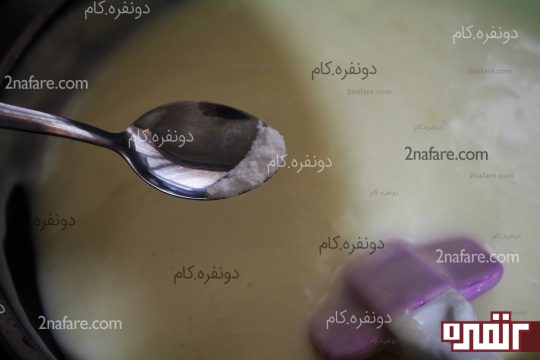 اضافه کردن وانیل به مخلوط