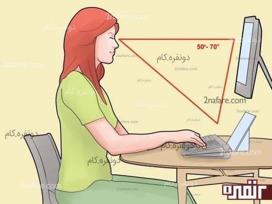 نحوه ی صحیح نشستن روی صندلی
