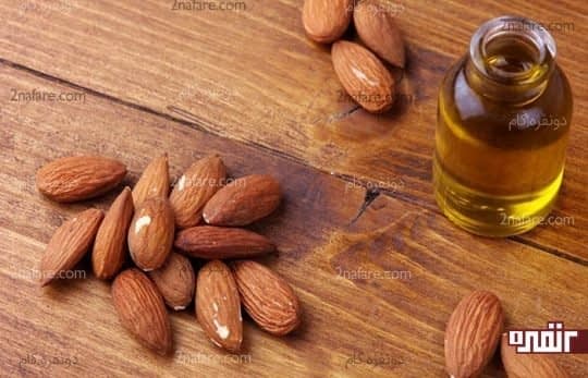 نرم کنندگی پوست و رفع تیرگی های دور چشم با استفاده از روغن کرچک و بادام