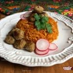 طرز تهیه کلم پلو با رب گوجه