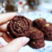 شوکو بیسکوئیت کرنبری و پسته، شیرینی عید بدون فر شوکو بیسکوئیت پسته و کرنبری
