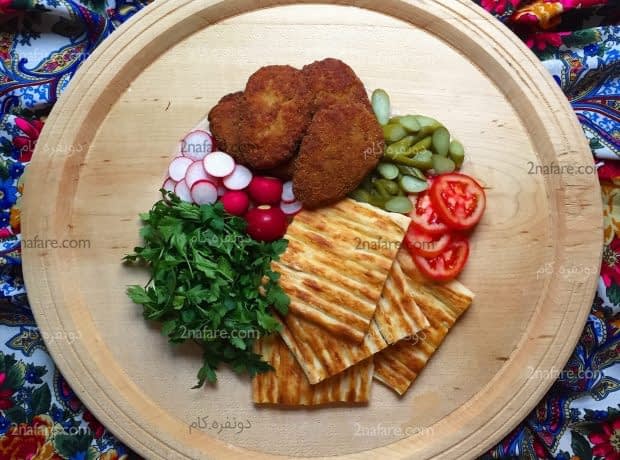 طرز تهیه کتلت مرحله به مرحله کتلت