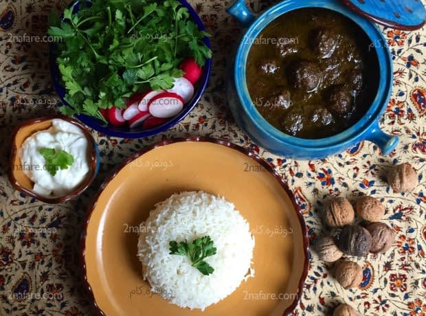 طرز تهیه خورشت اناربیج مرحله به مرحله خورشت انار بیج