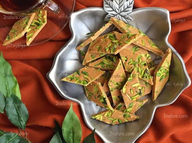 طرز تهیه لوز نخودچی برای نوروز لوز نخود چی