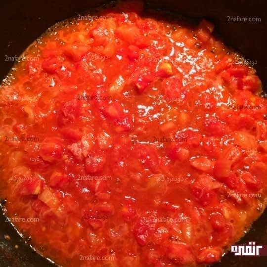 پختن گوجه فرنگی