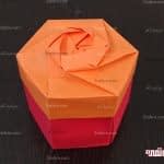 آموزش جعبه شش ضلعی اوریگامی
