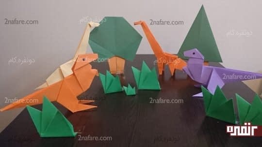 دایناسورها در جنگل