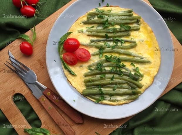 طرز تهیه املت لوبیا سبز املت لوبیا سبز