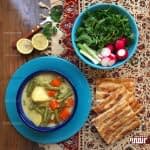 طرز تهیه خوراک لوبیا سبز خامه ای