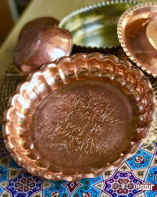 تمییز کردن ظروف مسی