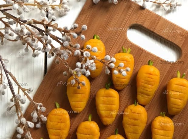 ترحلوای هویج با دو آرد مخصوص ماه رمضان تر حلوای هویج