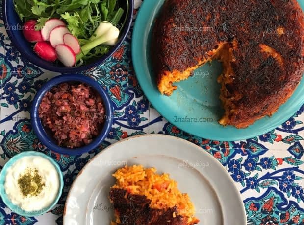 طرز تهیه دمی گوجه مرحله به مرحله دمی گوجه