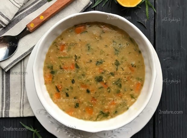 طرز تهیه سوپ گندم و ترخون مخصوص ماه رمضان سوپ گندم و ترخون