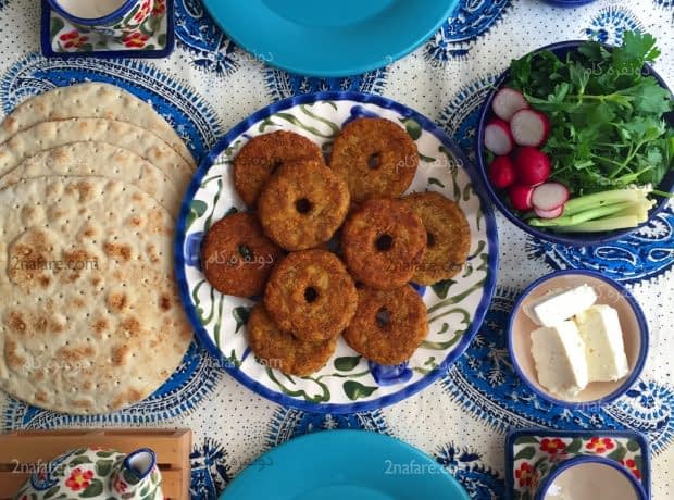 طرز تهیه شامی لپه مرحله به مرحله شامی لپه