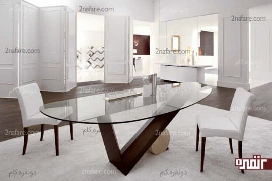 فرم و شکل مناسب میز و صندلی ها مطابق با فضا