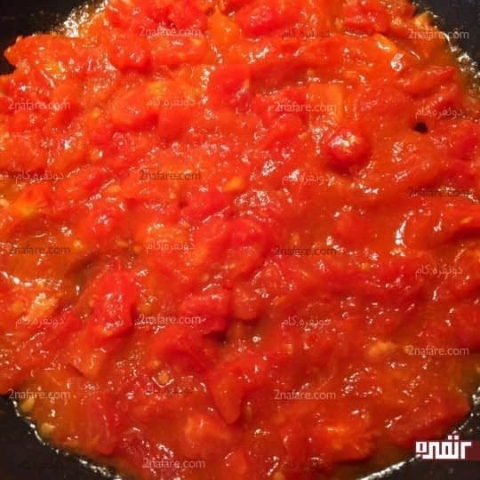 پختن گوجه