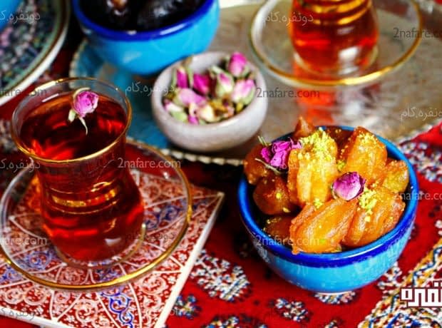 طرز تهیه شیرینی بامیه خانگی مرحله به مرحله بامیه خانگی