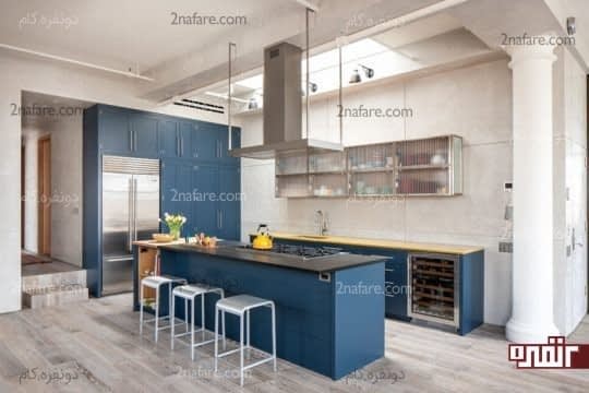 جذاب کردن فضا با ترکیب آبی،نقره ای و زرد