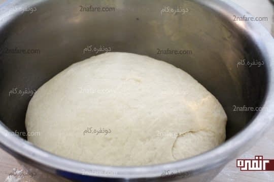 خمیر پس از ورز دادن