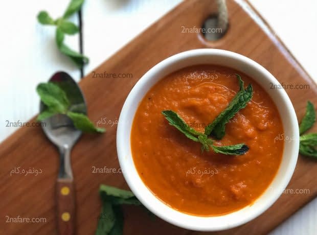 طرز تهیه سس گوجه فرنگی مرحله به مرحله سس گوجه فرنگی با طعم سیر و فلفل