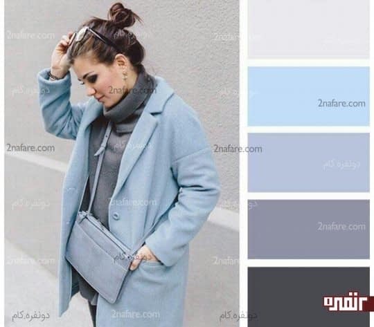 سفید و خاکستری