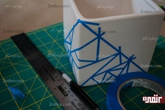 مشخص کردن شکل کلی رنگ آمیزی