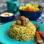 طرز تهیه شوید پلو با کوفته قلقلی