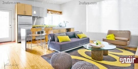 کوسن های زرد کوچک