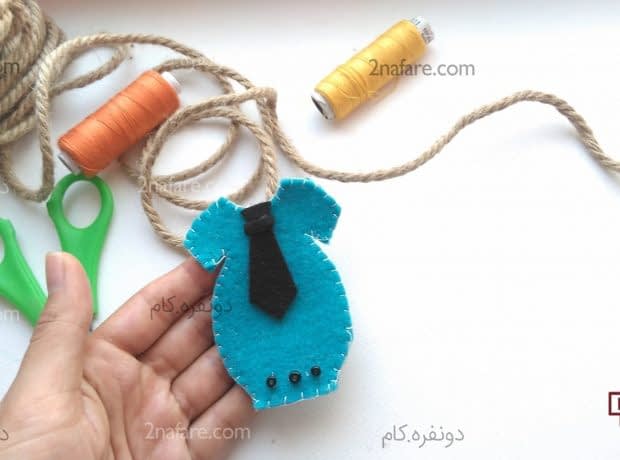 گیفت نوزاد پسرونه نمدی گیفت