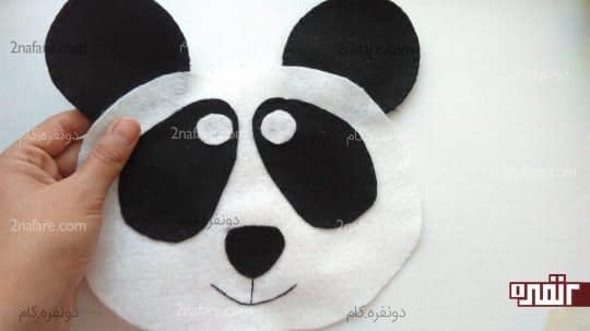 کاردستی با نمد پاندا