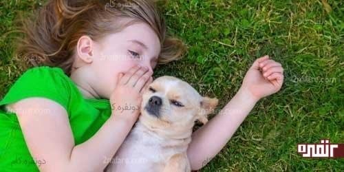 ارتباط نزدیک بین بچه ها و حیوانات