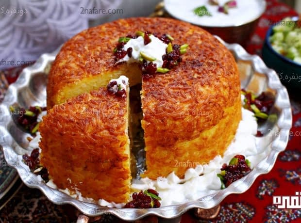 طرز تهیه ته چین گوشت تهچین گوشت 1