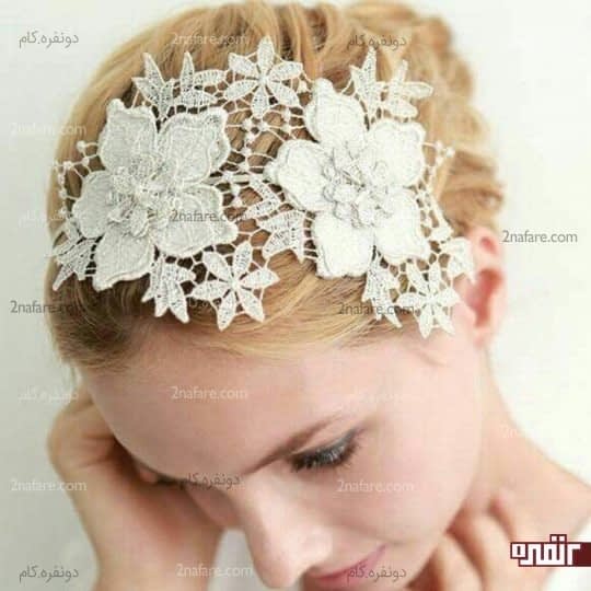 تور عروس با دانتل