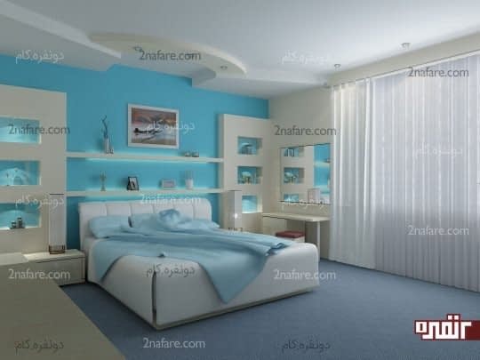 حس آرامش رنگ های سرد