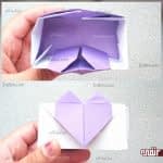 آموزش ساخت جعبه قلب اوریگامی