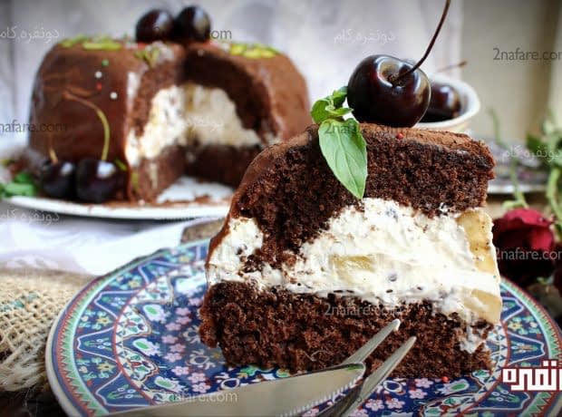 طرز تهیه دسر شارلوت کیک مرحله به مرحله شارلوت کیک 2