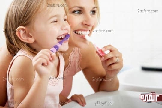 مسواک زدن رو سرگرمی بچه ها قرار بدید