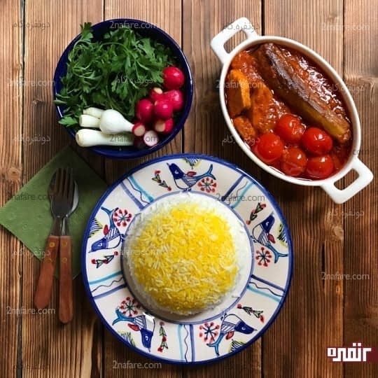 مواد لازم برای تهیه خورشت با مرغ