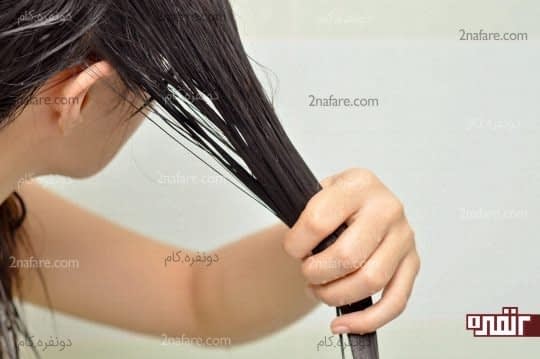 نحوه زدن ماسک مو