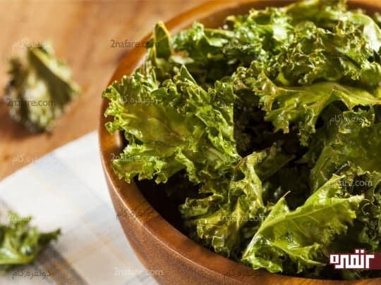 یک فنجان کلم کالی خام 33 کالری دارد