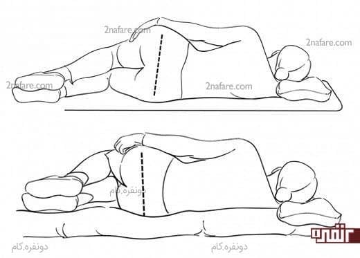 مدل خوابیدن بسته به نوع بدنتون میتونه متفاوت باشه