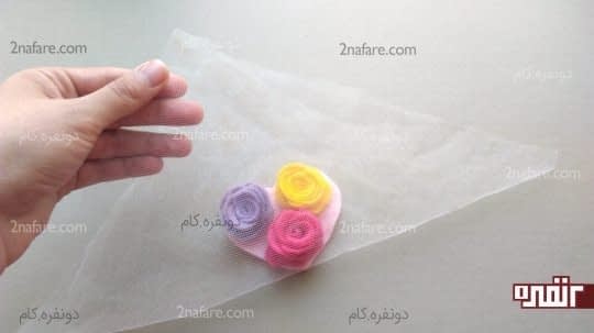 آوردن دو لبه تور روی هم