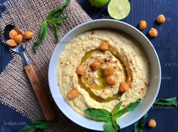 طرز تهیه حمص مرحله به مرحله حمص
