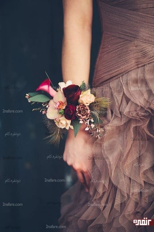 دسته گل ترکیبی از رز و ارکیده