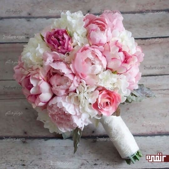 دسته گل عروس هورتانسیا ترکیبی