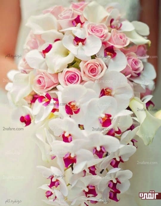 دسته گل مدرن عروس
