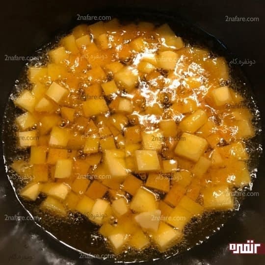 سرخ کردن سیب زمینی