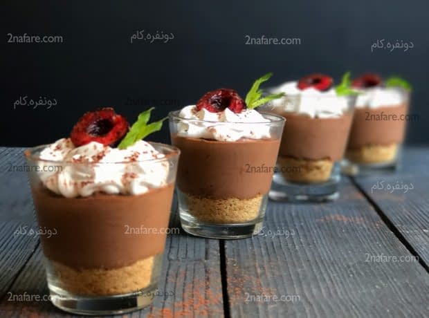 طرز تهیه دسر موس شکلات مرحله به مرحله